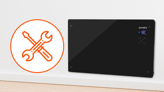 Fácil Instalación con el Termoconvector BlackGlassConnect de Somela