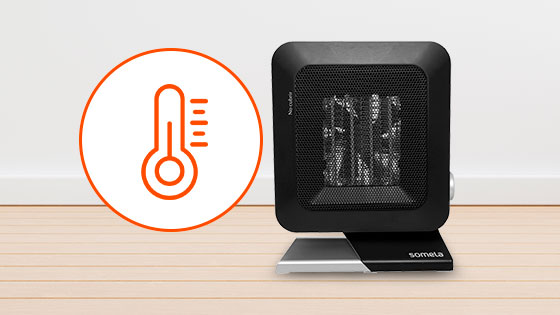 Termostato con el Termoventilador PTC Design Heater PTC 150