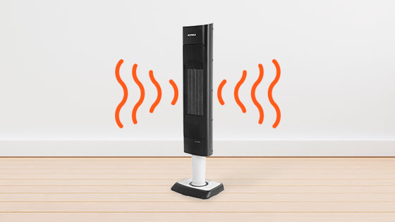 Potencia de 2000W y placas de cerámica con el Termoventilador PTC Nuuk de Somela