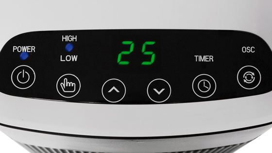 Velocidades con el Termoventilador PTC Nuuk de Somela