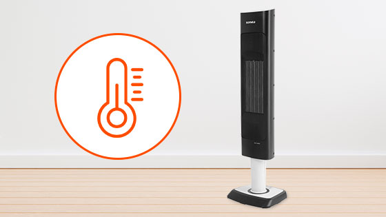 Termostato con el Termoventilador PTC Nuuk de Somela