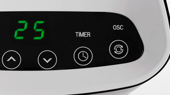 Timer de Apagado con el Termoventilador PTC Nuuk de Somela
