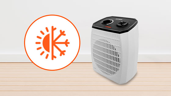 2 en 1 con el termoventilador TermoSaver VHF500 de Somela