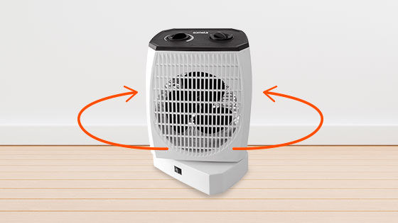 Movimiento oscilante con el termoventilador TermoSaver VHF550 de Somela
